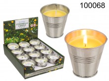Citronella - a candle for mosquitoes in a tin ...